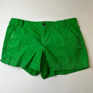 Gap Khakis Sunkissed Shorts Womens 8 Green Casual Summer Chino Classic Pockets
